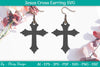 Jesus Cross Earring SVG Bundle