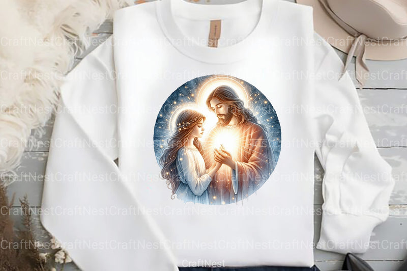 Jesus with Kids Clipart Bundle - CraftNest - Digital Crafting and Art