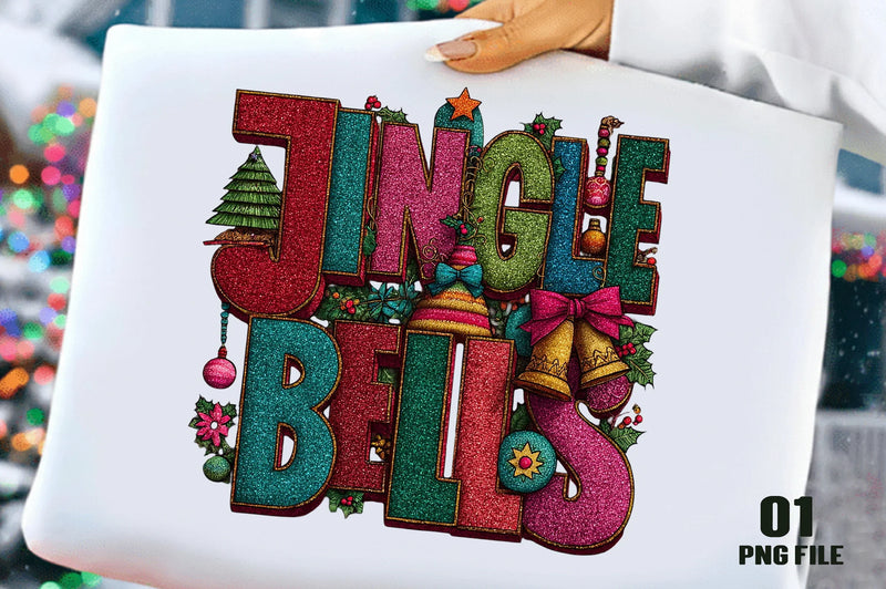 Jingle Bells Christmas Clipart Bundle - CraftNest - Digital Crafting and Art