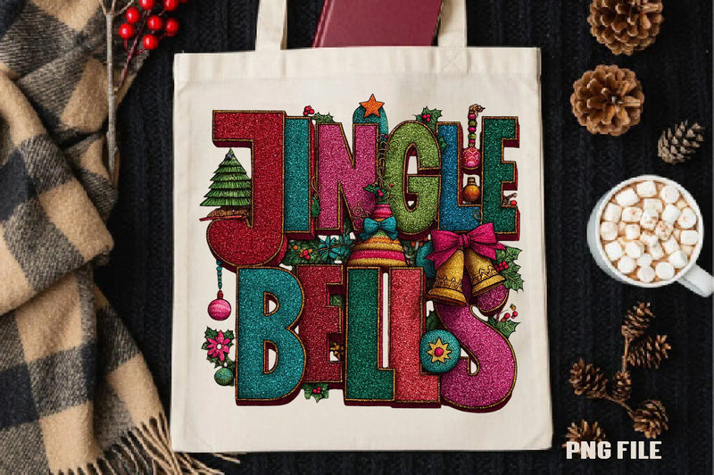 Jingle Bells Christmas Clipart Bundle - CraftNest - Digital Crafting and Art