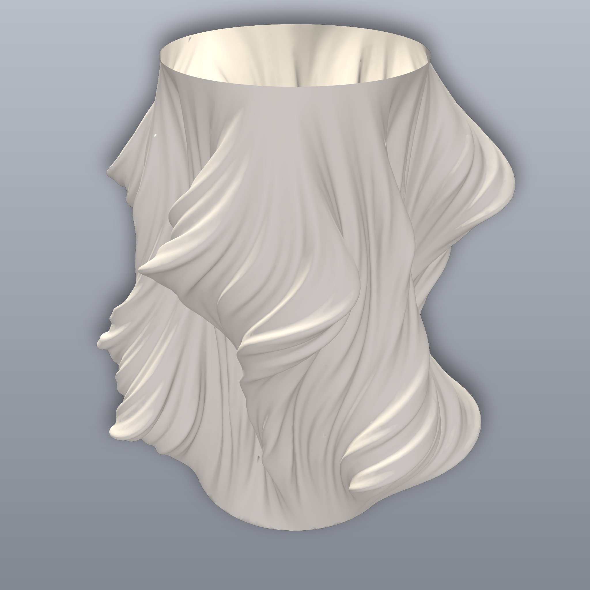Julia Vase Heatwave Shell 3D Print STL File