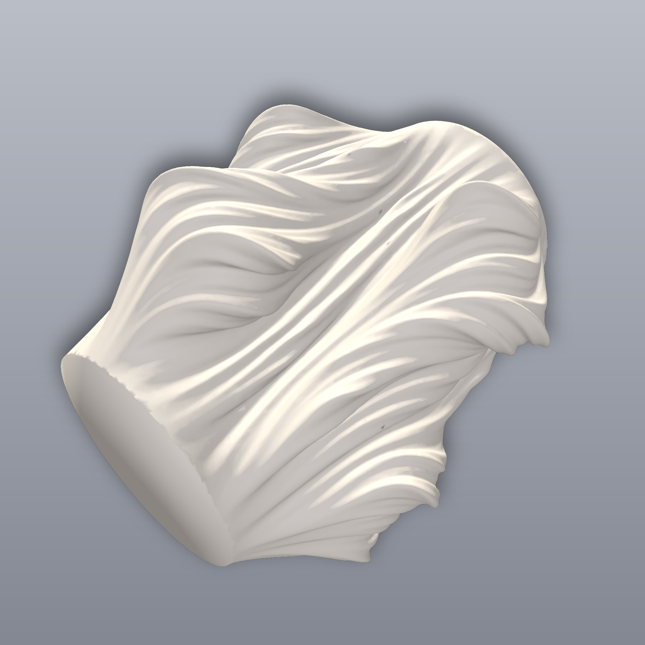 Julia Vase Heatwave Solid 3D Print STL File
