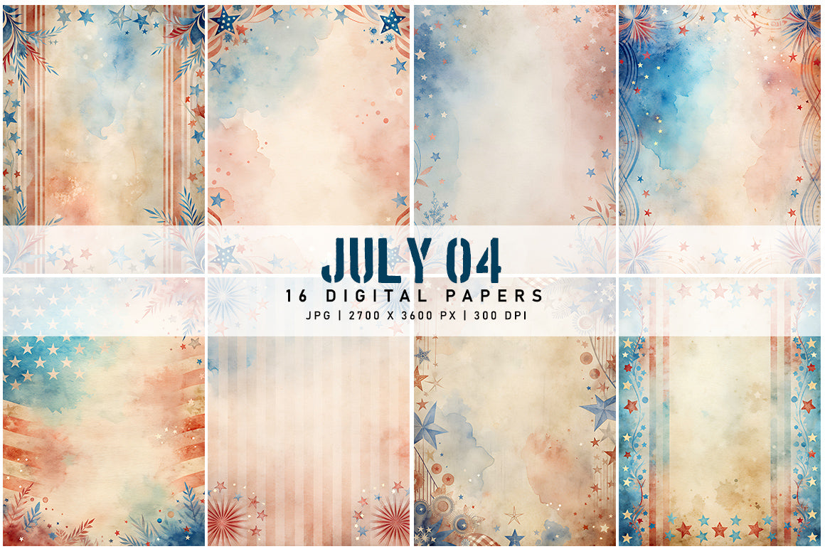 July 4th Digital Papers