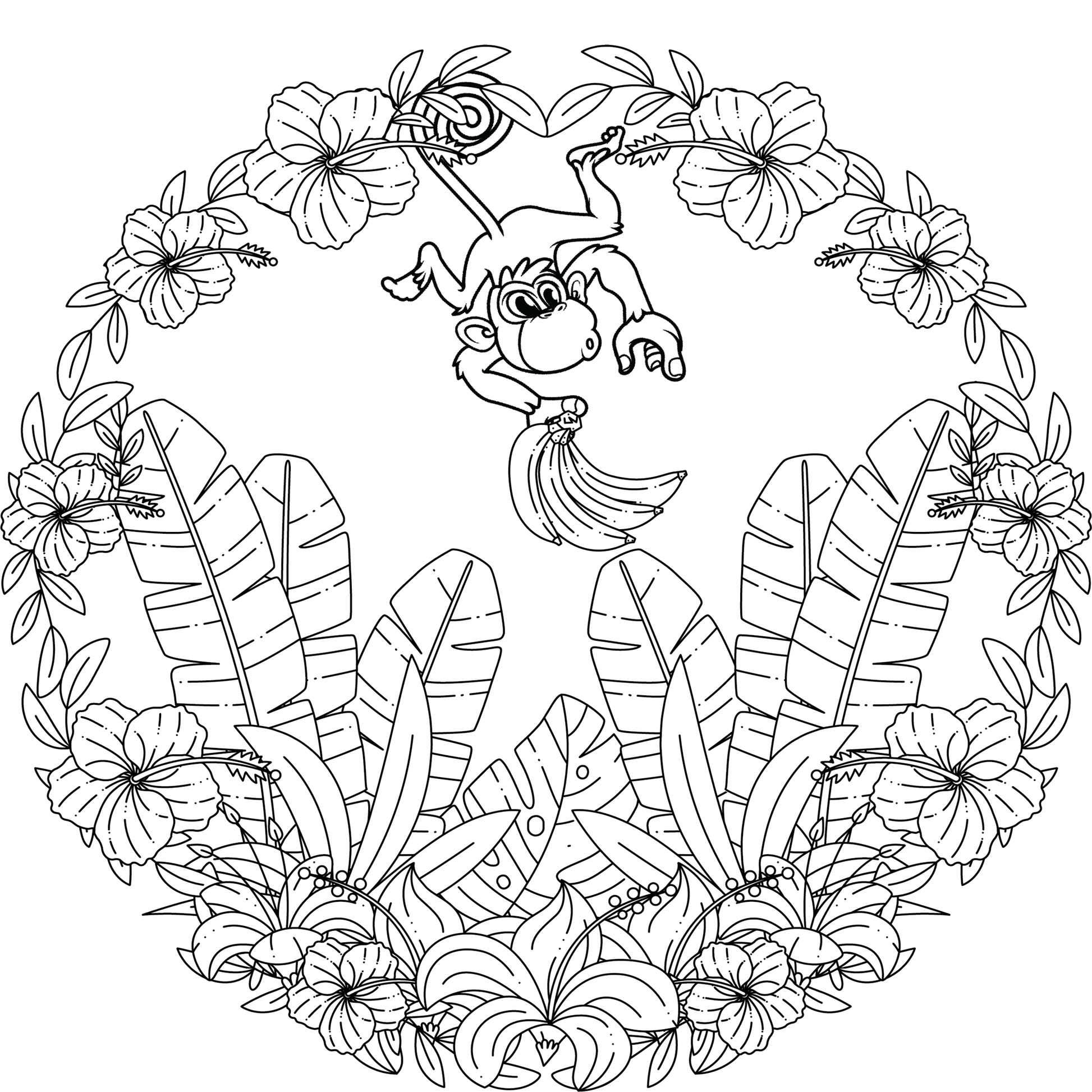 Colorist Heaven Jungle Coloring Book - CraftNest - Digital Crafting and Art