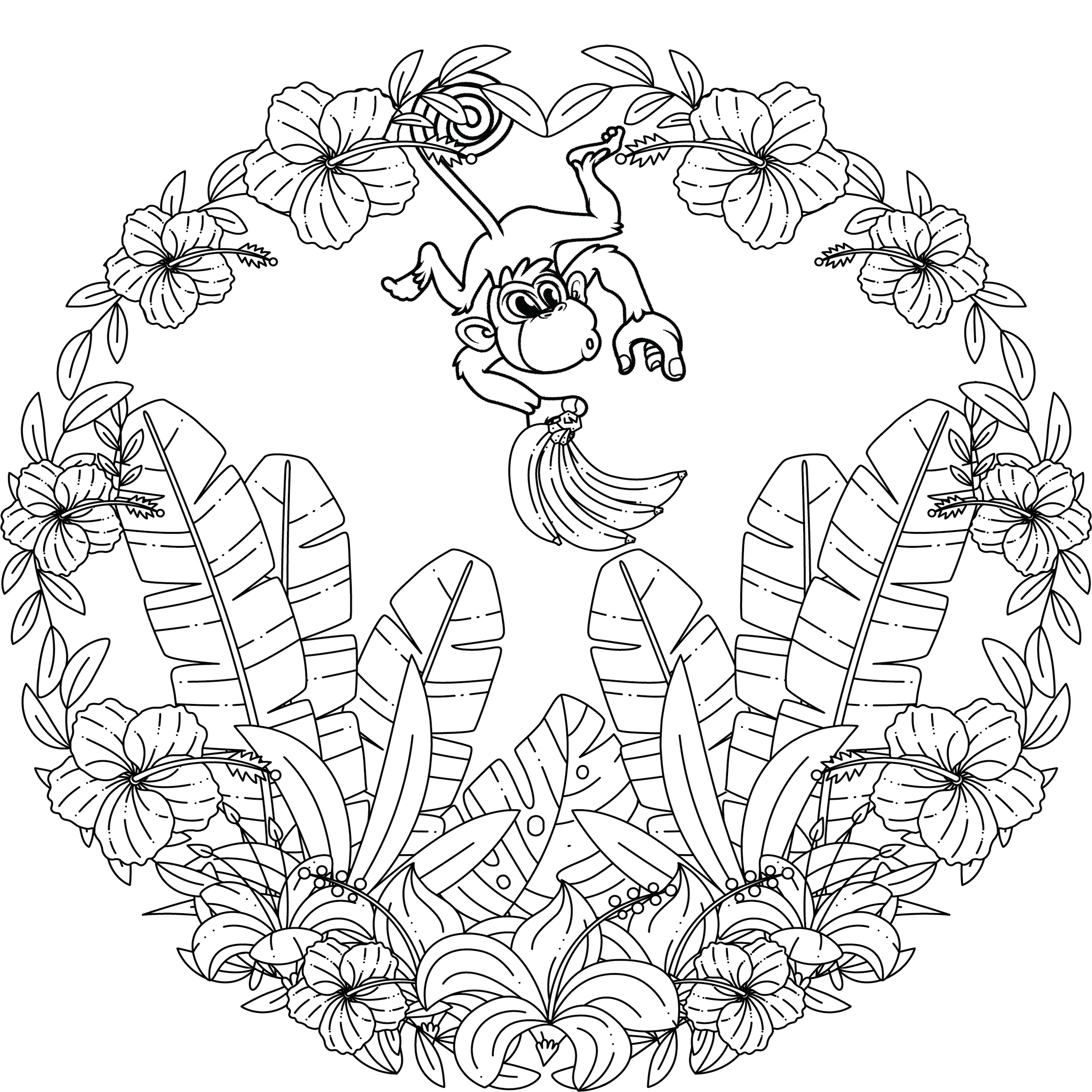 Colorist Heaven Jungle Coloring Book - CraftNest - Digital Crafting and Art