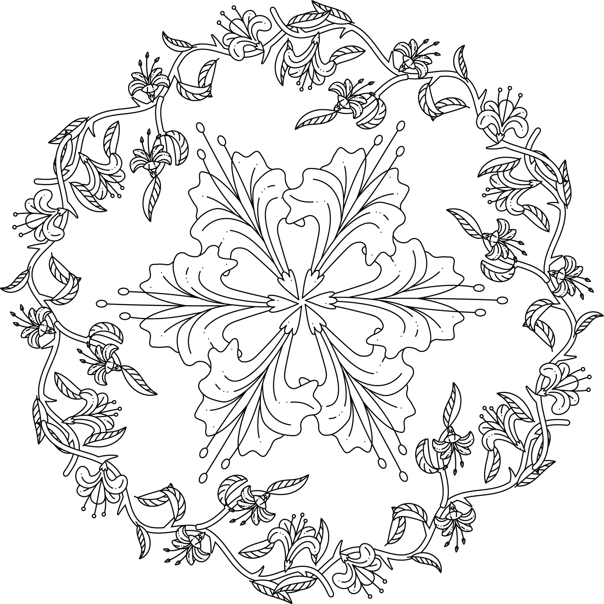 Colorist Heaven Jungle Coloring Book - CraftNest - Digital Crafting and Art