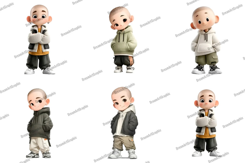 Just Boys Clipart Bundle - CraftNest - Digital Crafting and Art