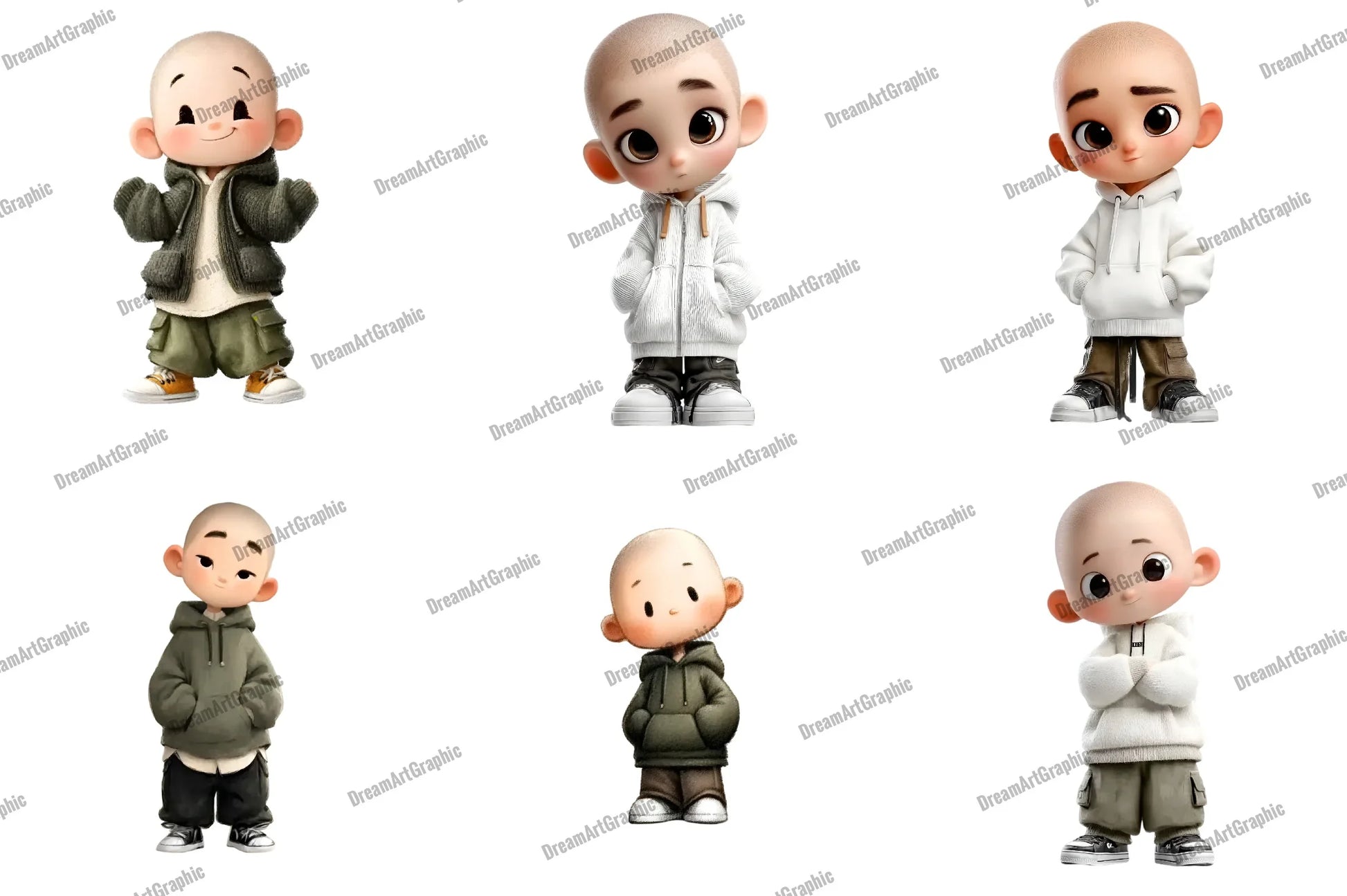 Just Boys Clipart Bundle - CraftNest - Digital Crafting and Art