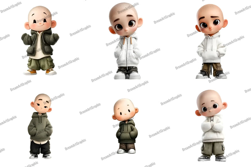 Just Boys Clipart Bundle - CraftNest - Digital Crafting and Art