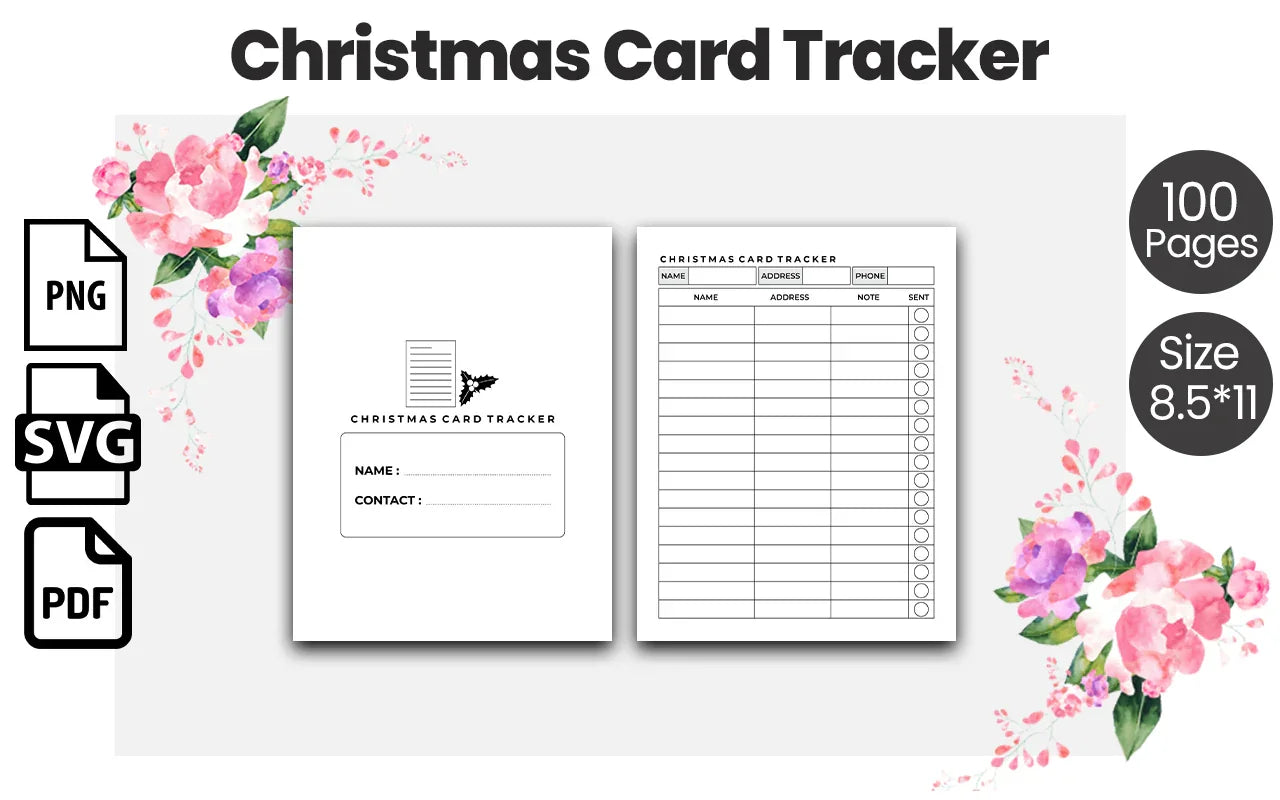 Christmas Card Tracker