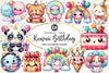 Kawaii Birthday Clipart Bundle