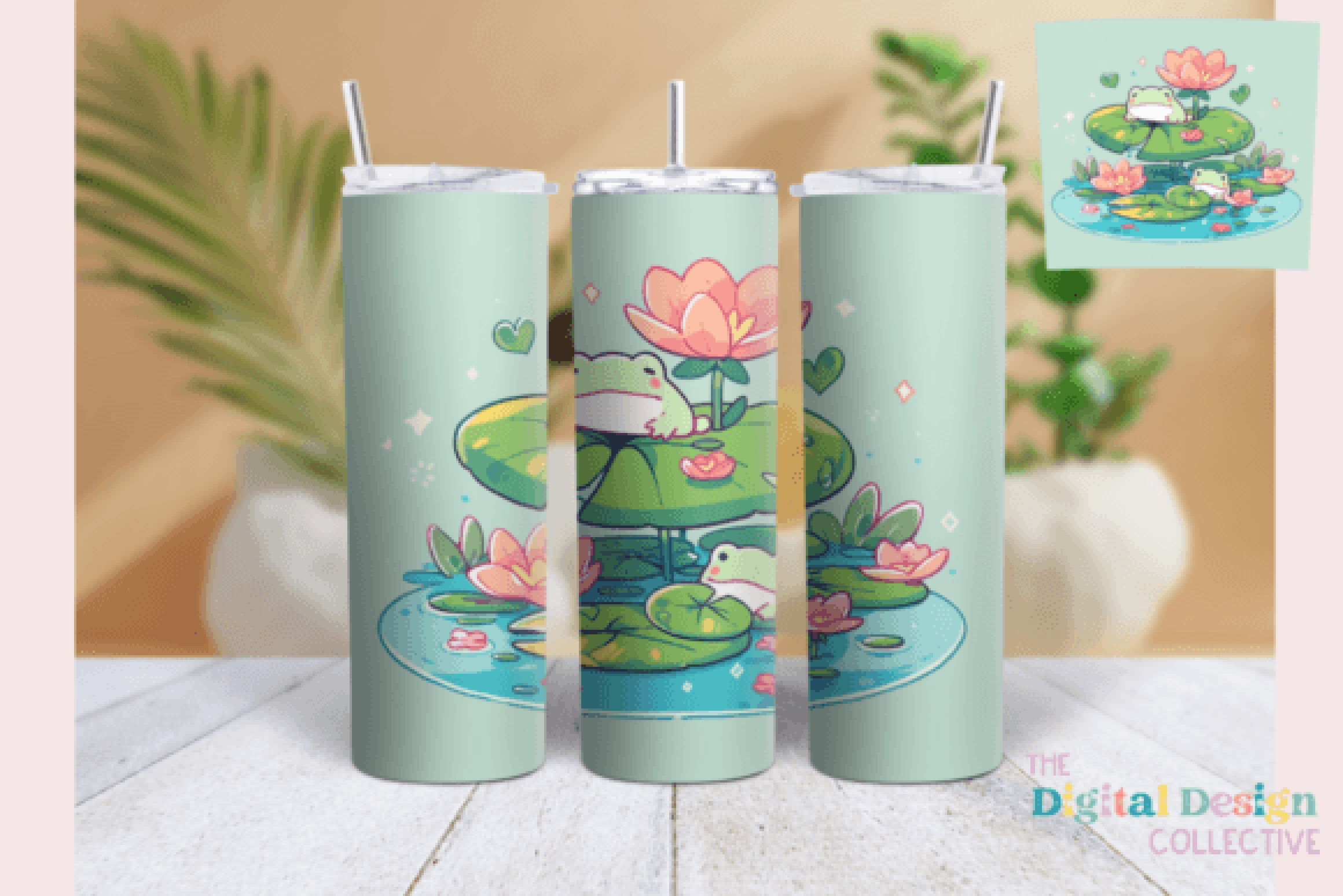 Mushroom Frogs Tumbler Wrap Bundle