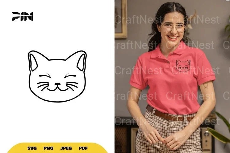 Kawaii Cat Doodle SVG Bundle - CraftNest - Digital Crafting and Art