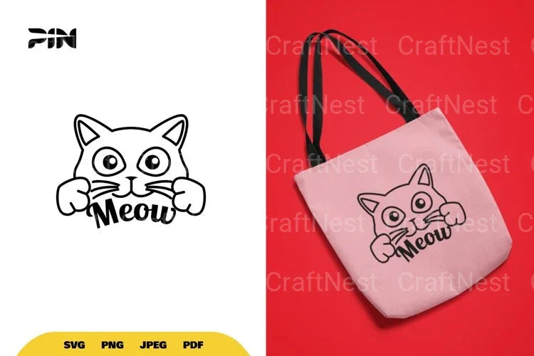 Kawaii Cat Doodle SVG Bundle - CraftNest - Digital Crafting and Art