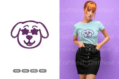 Kawaii Cool Dog Clipart Bundle - CraftNest - Digital Crafting and Art