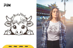 Kawaii Cow Chibi and Cute SVG Bundle - CraftNest - Digital Crafting and Art