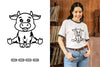 Kawaii Cow Sitting SVG Bundle