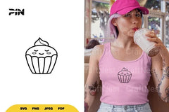 Kawaii Cupcake Clipart Bundle - CraftNest - Digital Crafting and Art