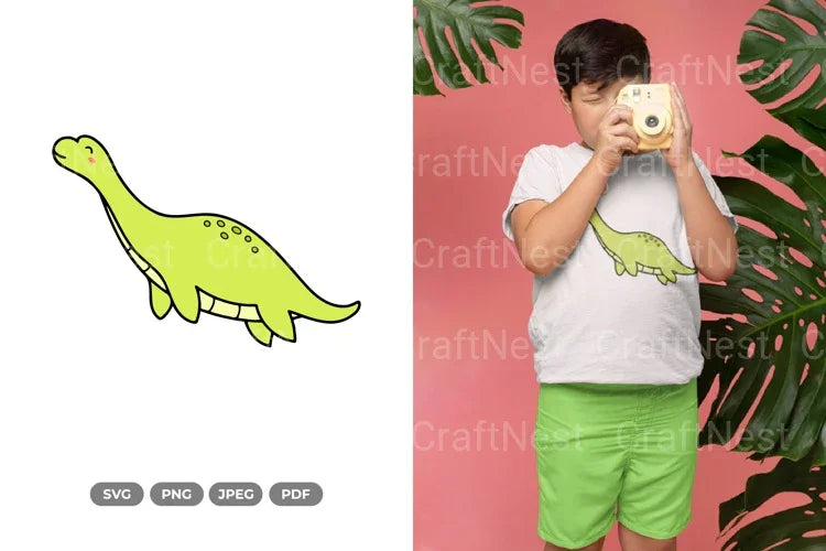 Kawaii Dino Dinosaur Doodle Clipart Bundle - CraftNest - Digital Crafting and Art