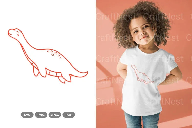 Kawaii Dino Dinosaur Doodle Clipart Bundle - CraftNest - Digital Crafting and Art