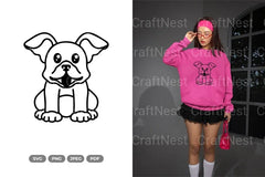 Kawaii Dog Pet SVG Bundle - CraftNest - Digital Crafting and Art