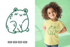 Kawaii Frog SVG Bundle - CraftNest - Digital Crafting and Art