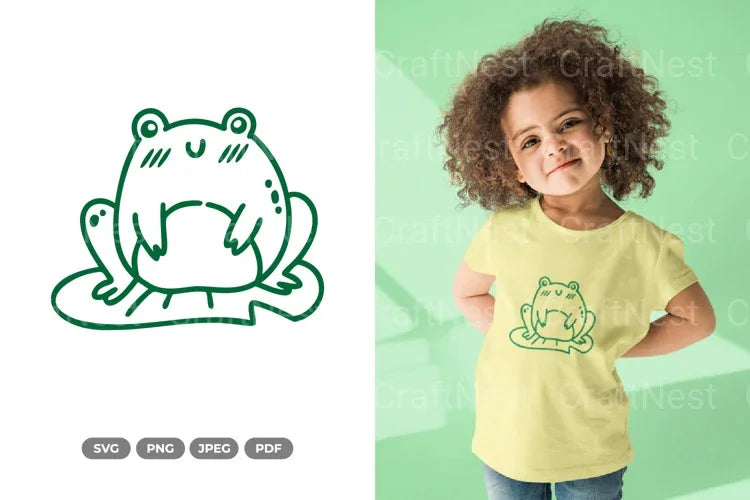 Kawaii Frog SVG Bundle - CraftNest - Digital Crafting and Art