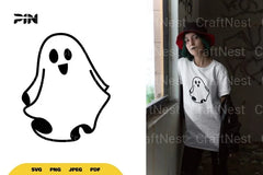 Kawaii Ghost Halloween SVG Bundle - CraftNest - Digital Crafting and Art