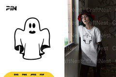 Kawaii Ghost Halloween SVG Bundle - CraftNest - Digital Crafting and Art