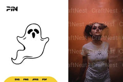 Kawaii Ghost Halloween SVG Bundle - CraftNest - Digital Crafting and Art