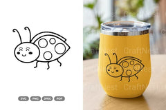 Kawaii Ladybug Spring Clipart Bundle - CraftNest - Digital Crafting and Art