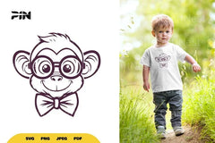 Kawaii Monkey Chibi and Cute SVG Bundle - CraftNest - Digital Crafting and Art
