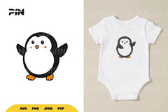 Kawaii Penguin SVG Bundle - CraftNest - Digital Crafting and Art