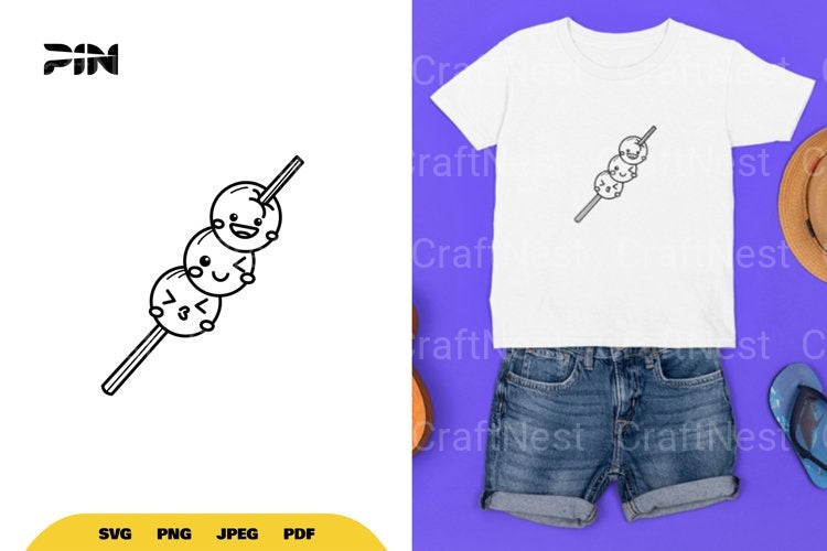 Kawaii Sushi SVG Bundle - CraftNest - Digital Crafting and Art