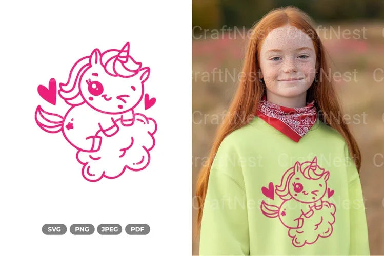 Kawaii Unicorn SVG Bundle - CraftNest - Digital Crafting and Art