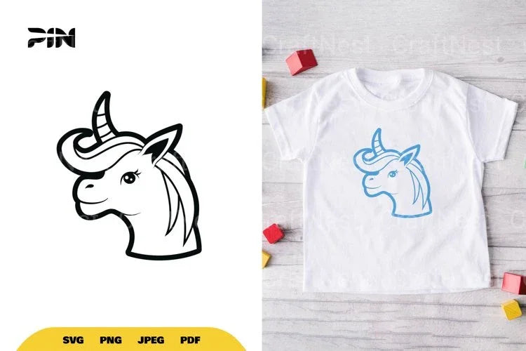 Kawaii Unicorn SVG Bundle - CraftNest - Digital Crafting and Art
