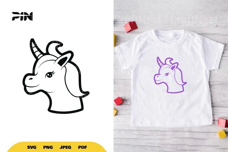 Kawaii Unicorn SVG Bundle - CraftNest - Digital Crafting and Art