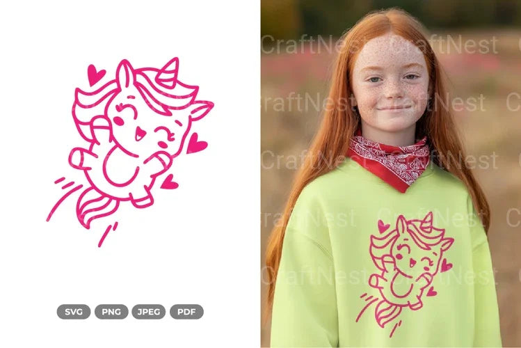 Kawaii Unicorn SVG Bundle - CraftNest - Digital Crafting and Art