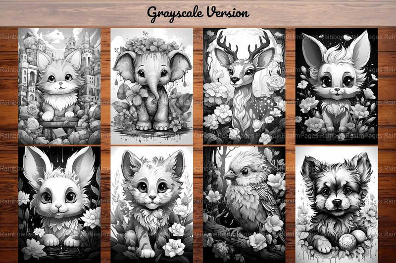 Kawaii Animal Coloring Books - CraftNest