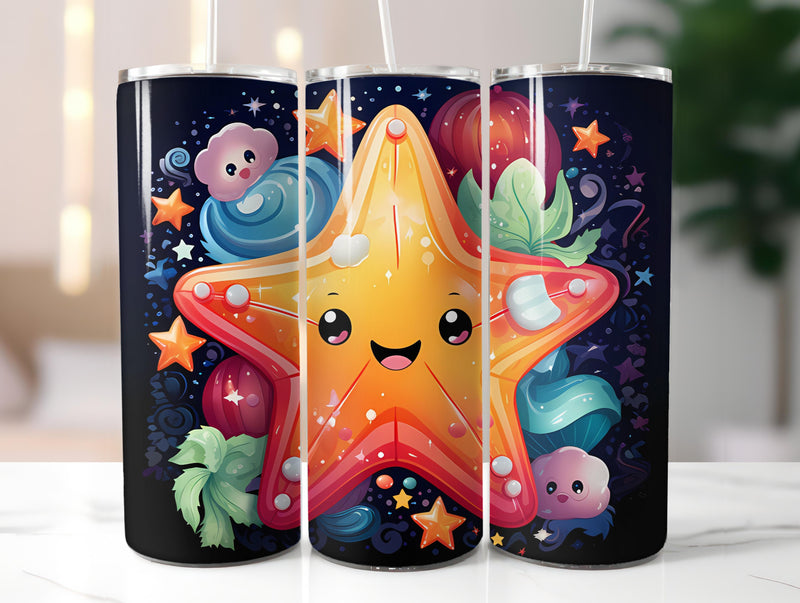 Kawaii Beach 3 Tumbler Wrap - CraftNest