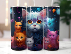 Kawaii Cats 2 Tumbler Wrap - CraftNest