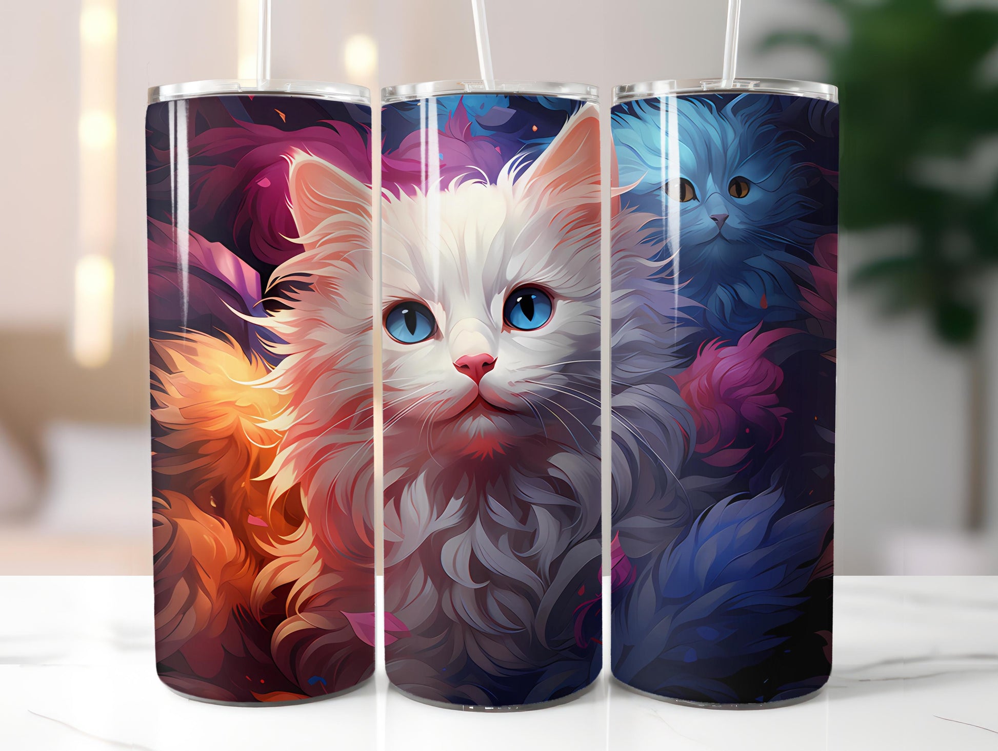 Kawaii Cats 5 Tumbler Wrap - CraftNest