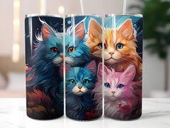 Kawaii Cats 1 Tumbler Wrap - CraftNest