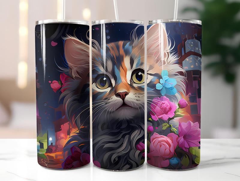 Kawaii Cats 5 Tumbler Wrap - CraftNest