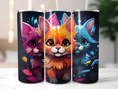 Kawaii Cats 4 Tumbler Wrap - CraftNest