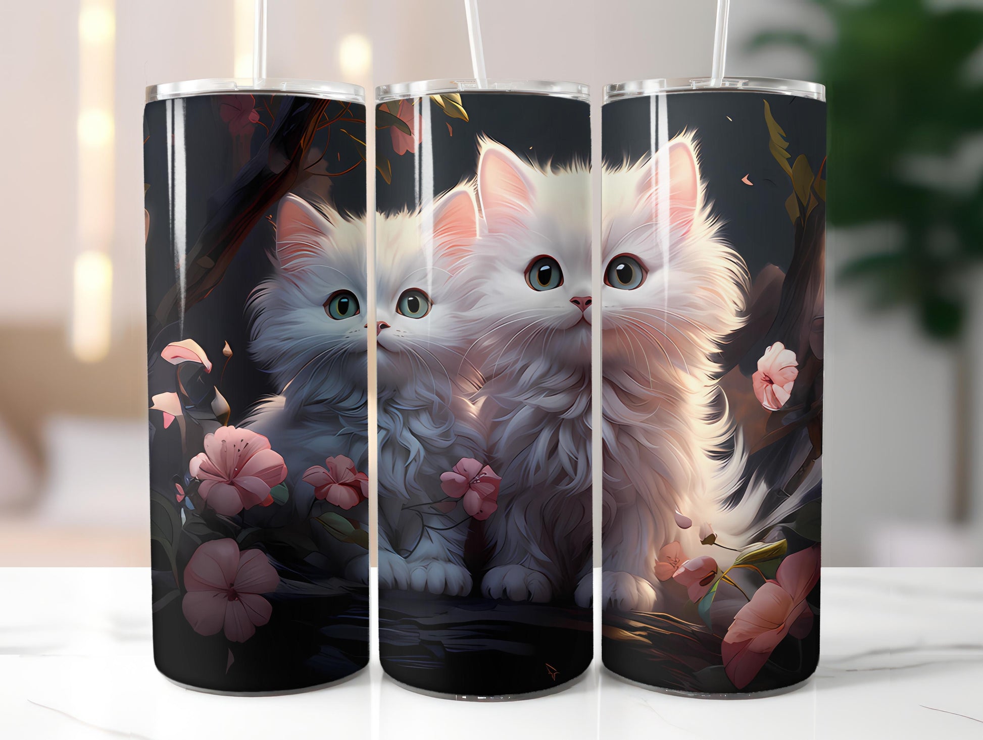 Kawaii Cats 5 Tumbler Wrap - CraftNest