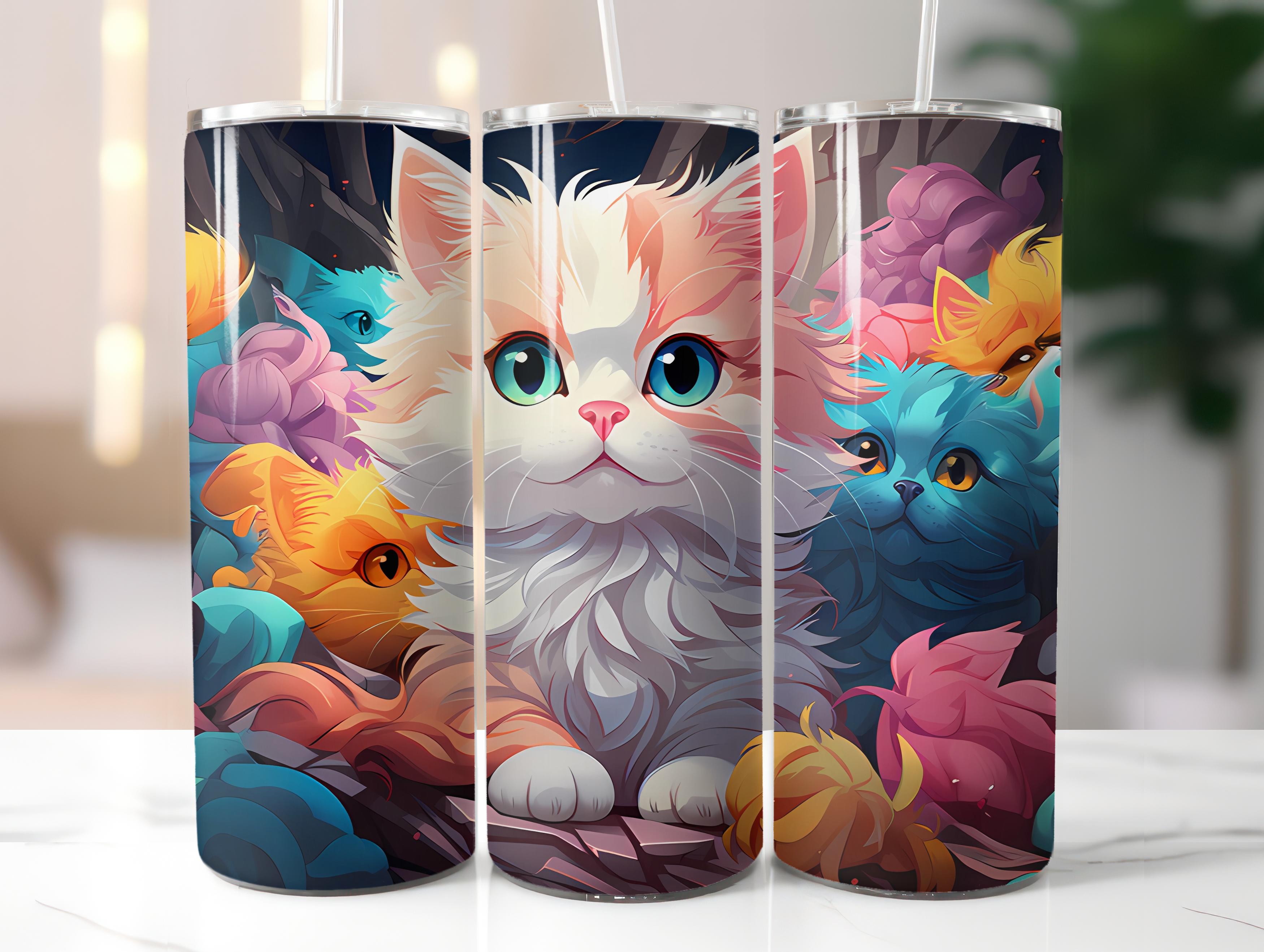 Kawaii Cats 1 Tumbler Wrap - CraftNest