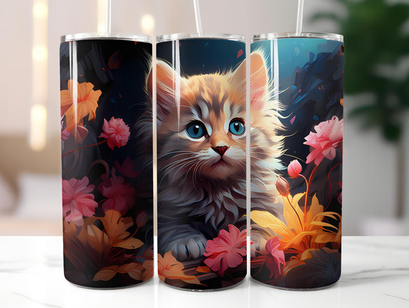 Kawaii Cats 1 Tumbler Wrap - CraftNest