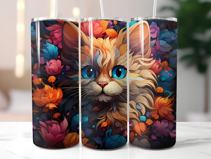 Kawaii Cats 4 Tumbler Wrap - CraftNest