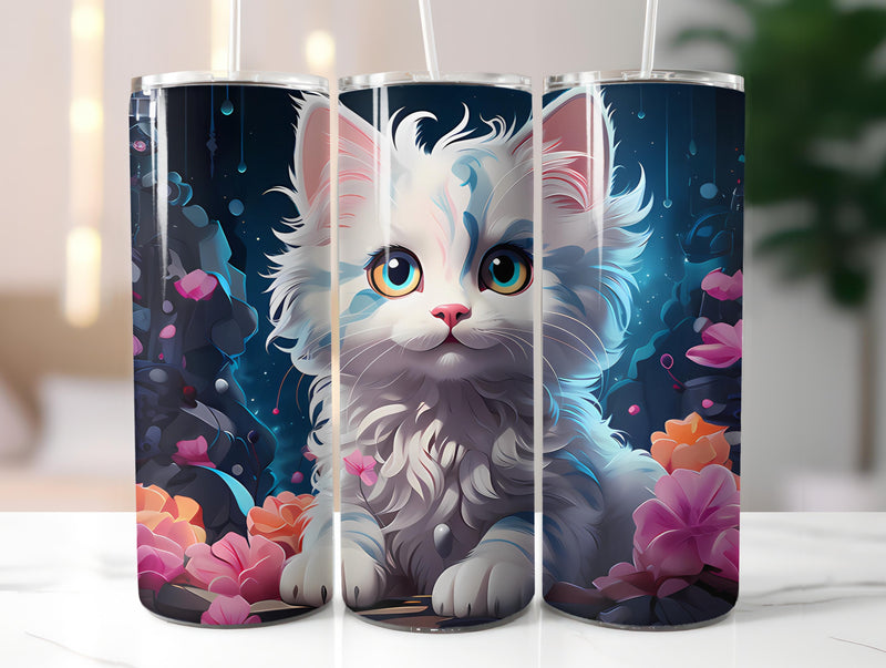 Kawaii Cats 1 Tumbler Wrap - CraftNest